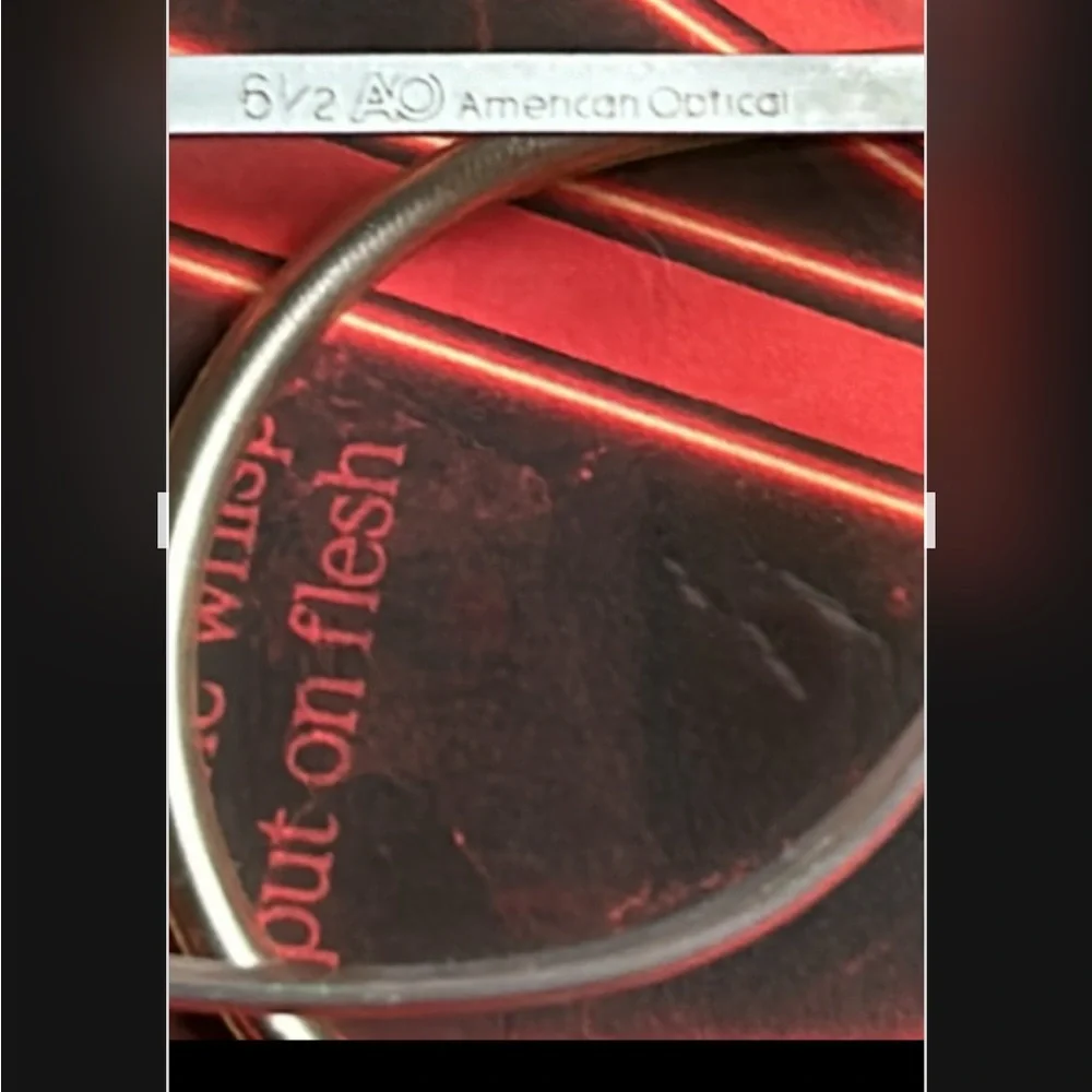 American Optical | ‘Original Pilot’ Silver Grey Vintage 6 1/2